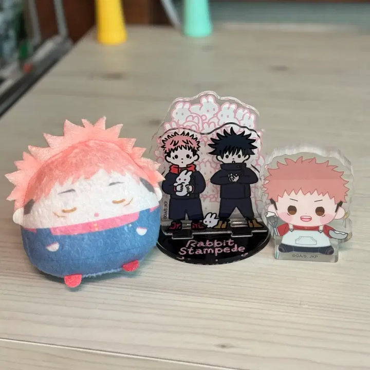 [BUNJANG] Jujutsu Kaisen Yuji Itadori Tenorinz Acrylic Stand Bundle / 주술회전 이타도리 후와 테노린즈 탈토 아크릴 일괄