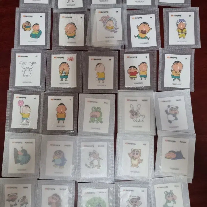 [BUNJANG] Crayon Shin-chan Stickers Bundle Set / 짱구띠부씰 판매합니다~