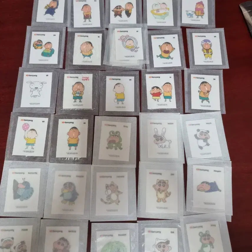 [BUNJANG] Crayon Shin-chan Stickers Bundle Set / 짱구띠부씰 판매합니다~