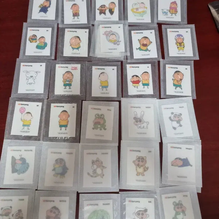[BUNJANG] Crayon Shin-chan Stickers Bundle Set / 짱구띠부씰 판매합니다~