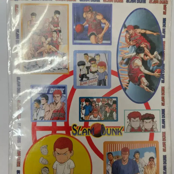 [BUNJANG] Slam Dunk Retro Vintage Stickers - 90s Stationery / 고전 문구 애니 슬램덩크 스티커 3 레트로 빈티지 스티커