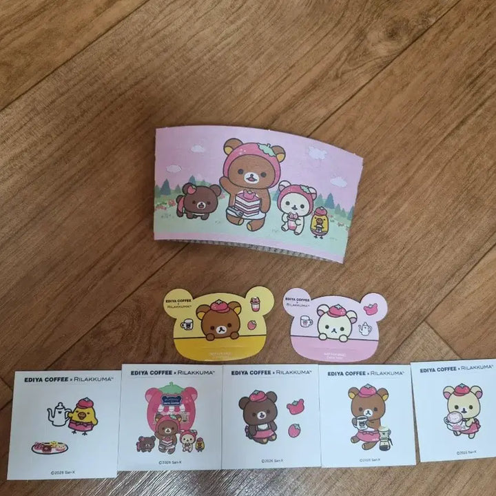 [BUNJANG] Ediya Rilakkuma Magnet Figure Set (5 of 6) / 이디야 리락쿠마 마그넷 피규어 5종