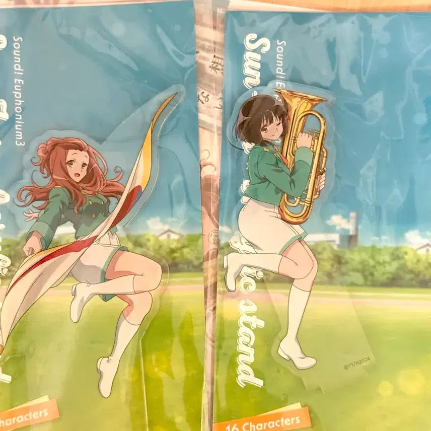 [BUNJANG] Sound! Euphonium Ririka Kenzaki &amp; Kanade Hisaishi 3rd Season Sunfes Acrylic Bundle Set / 울려라유포니엄 켄자키 리리카 히사이시 카나데 3기 선페스 아크릴 일괄