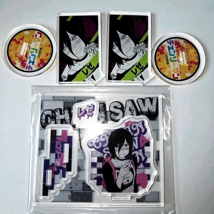[BUNJANG] Chainsaw Man Rere Official Art Acrylic Diorama Bundle Set / 체인소맨 레제 원화 아크릴 디오라마 일괄 레제아크릴
