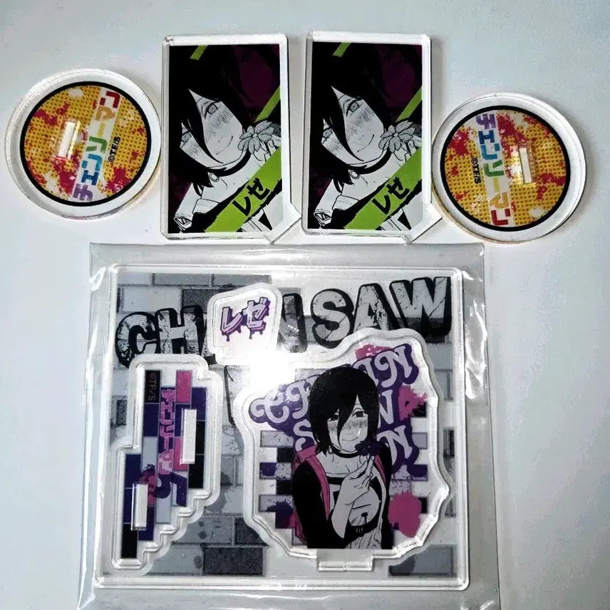 [BUNJANG] Chainsaw Man Rere Official Art Acrylic Diorama Bundle Set / 체인소맨 레제 원화 아크릴 디오라마 일괄 레제아크릴
