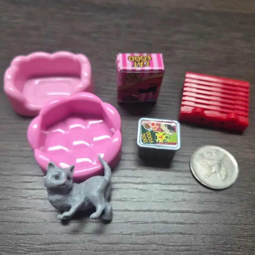 [BUNJANG] Miniature Cat Raising Set (6 Types) / 미니어처 고양이 키우기 6종세트