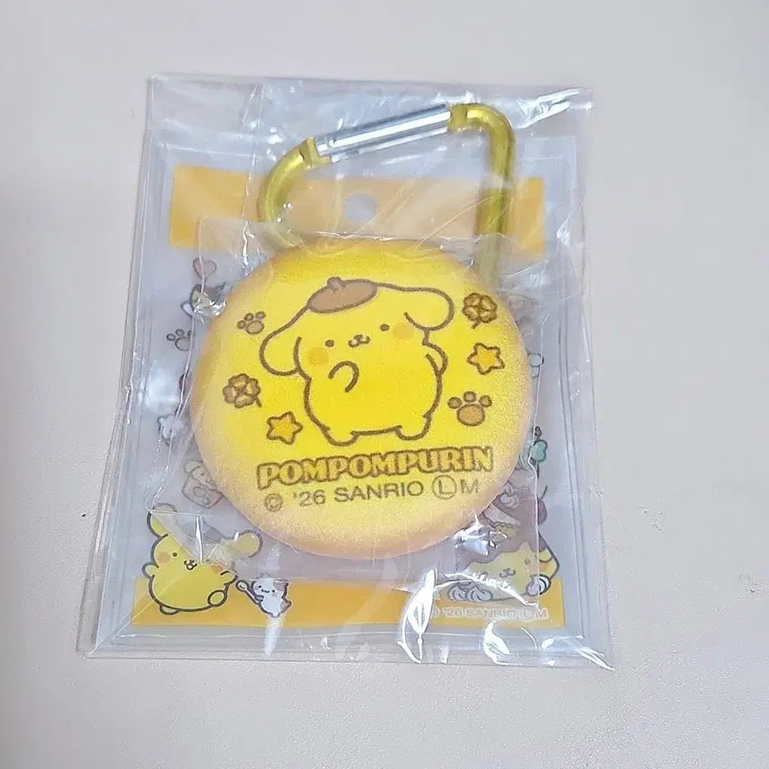 [BUNJANG] Sanrio Pompompurin Cookie Can Badge Keychain Gacha / 산리오 쿠키 캔뱃지 키링 가챠 폼폼푸린