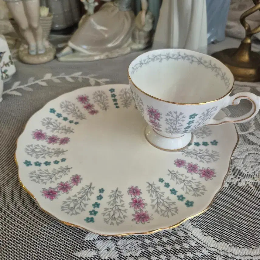 [BUNJANG] Tuscan Hand-Painted Snack Set - 1960s / 1960 투스칸 핸페 스넥잔 셋트