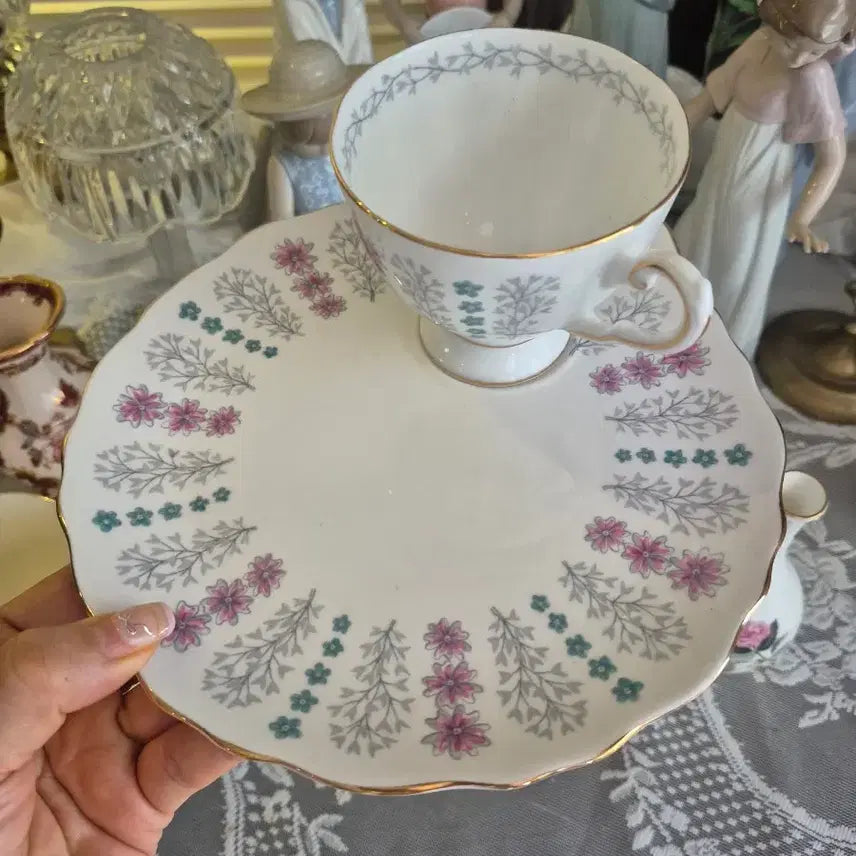 [BUNJANG] Tuscan Hand-Painted Snack Set - 1960s / 1960 투스칸 핸페 스넥잔 셋트