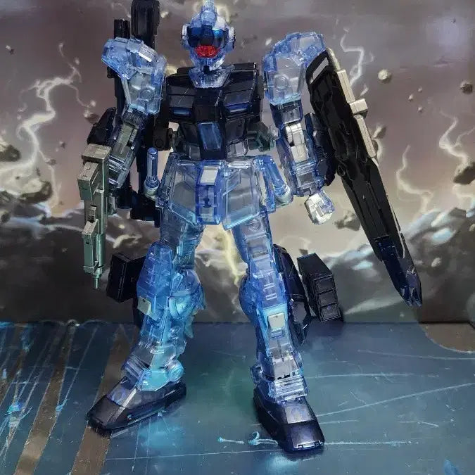 [BUNJANG] Bandai HG Pale Rider Ground Heavy Equipment Type Clear Version Model Kit / 반다이 HG 페일라이더 육전중장비사양