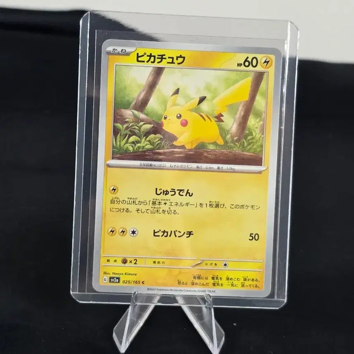 [BUNJANG] Pokemon Card 151 Forest Pikachu Japanese Version / 포켓몬 카드 151 숲속 피카츄 일판 카드