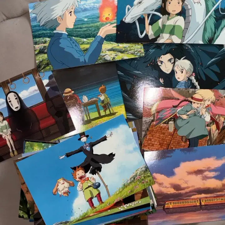 [BUNJANG] Studio Ghibli Postcard Book Set (100 Sheets) / 스튜디오 지브리 엽서북 100매 세트 판매