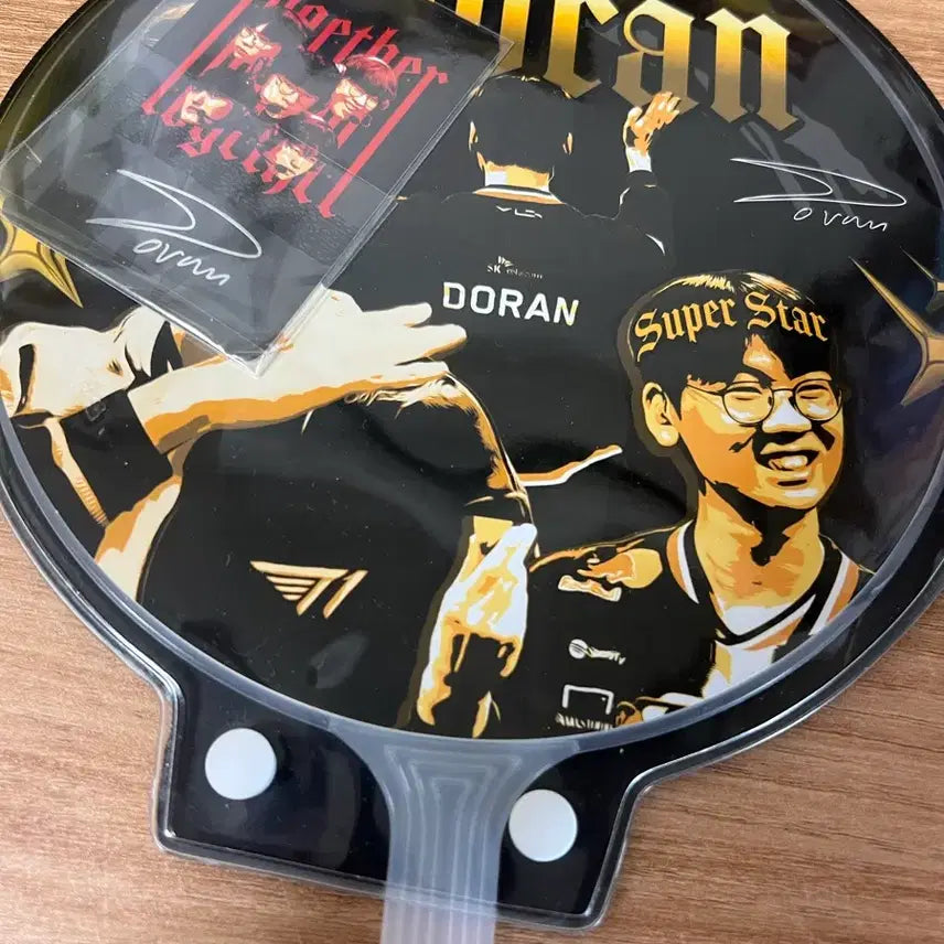 [BUNJANG] Doran Homeg Fan + Photocard / 도란 홈그 부채+포토카드