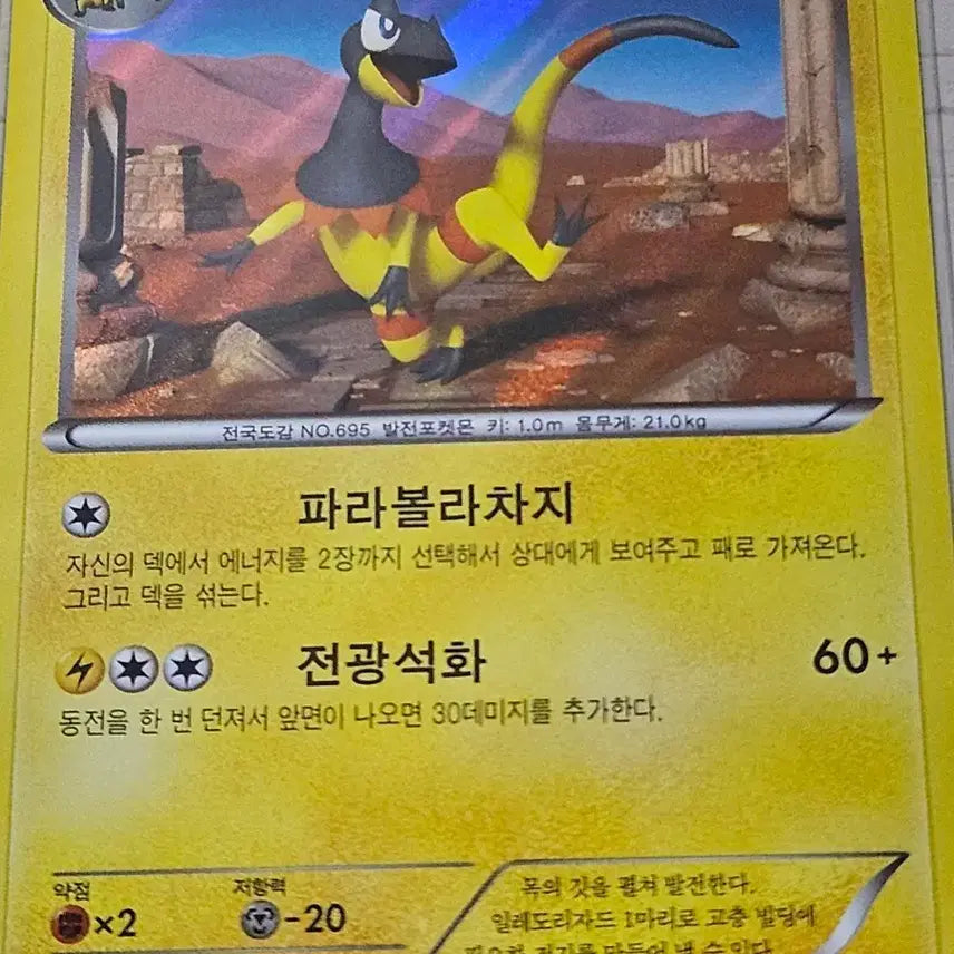 [BUNJANG] Pokemon Card Zapdos / 포켓몬카드 일레도리자드