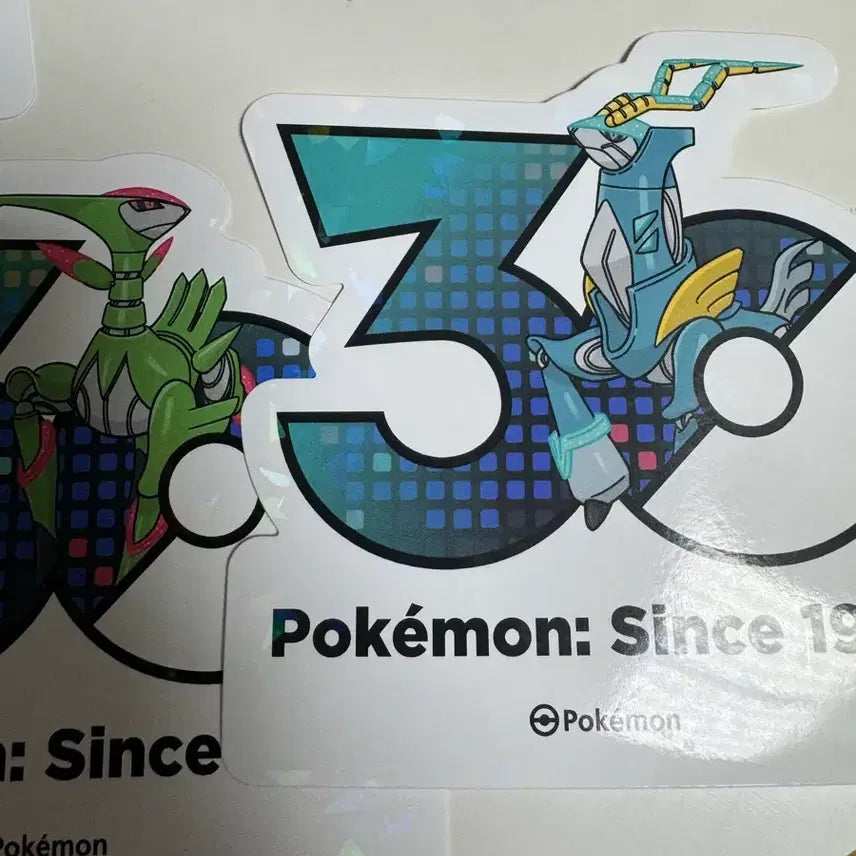 [BUNJANG] Pokemon 30th Anniversary Logo Sticker Paradox Iron 2 Types / 포켓몬 30주년 로고스티커 패러독스 무쇠 2종