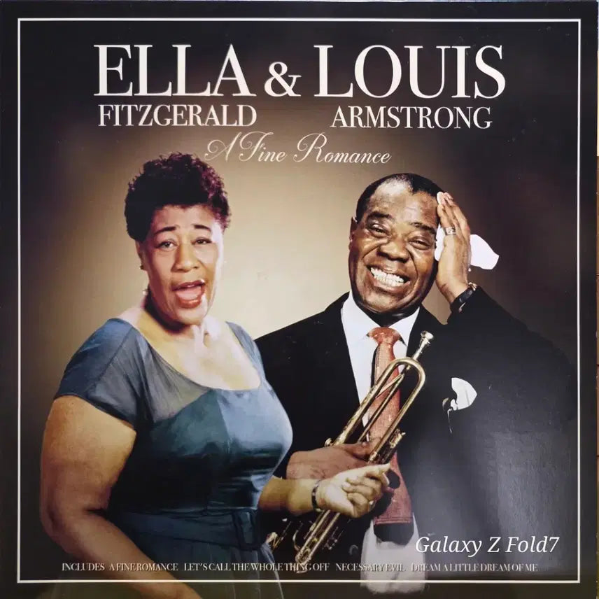 [BUNJANG] Ella Fitzgerald Louis Armstrong A Fine Romance LP / BA-542. 재즈, 스윙. 엘라 피츠제럴드 루이 암스트롱 . LP