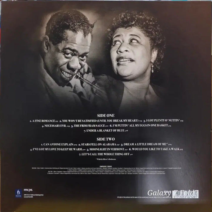 [BUNJANG] Ella Fitzgerald Louis Armstrong A Fine Romance LP / BA-542. 재즈, 스윙. 엘라 피츠제럴드 루이 암스트롱 . LP