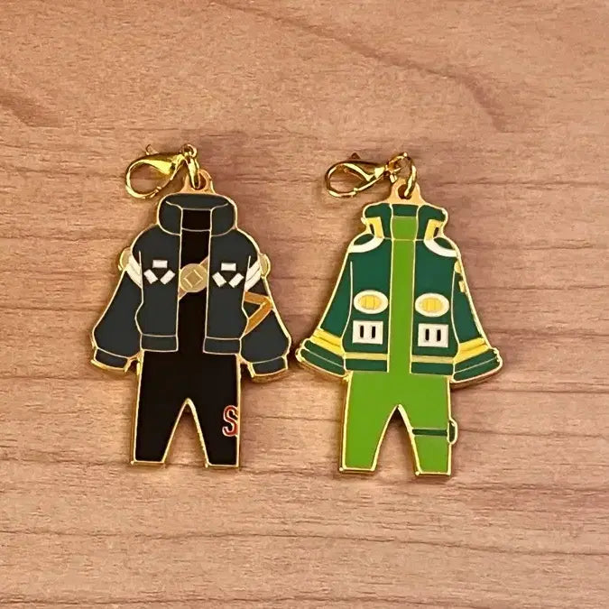 [BUNJANG] One Piece Egghead Costume Charm Zoro, Usopp Keychain / 원피스 에그헤드 코스튬 챰 참 조로, 우솝 키링