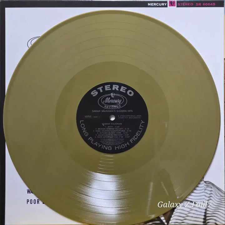 [BUNJANG] Sarah Vaughan Golden Hits LP Record / BA-543. 재즈. mercury  사라 본  골든 히트 LP