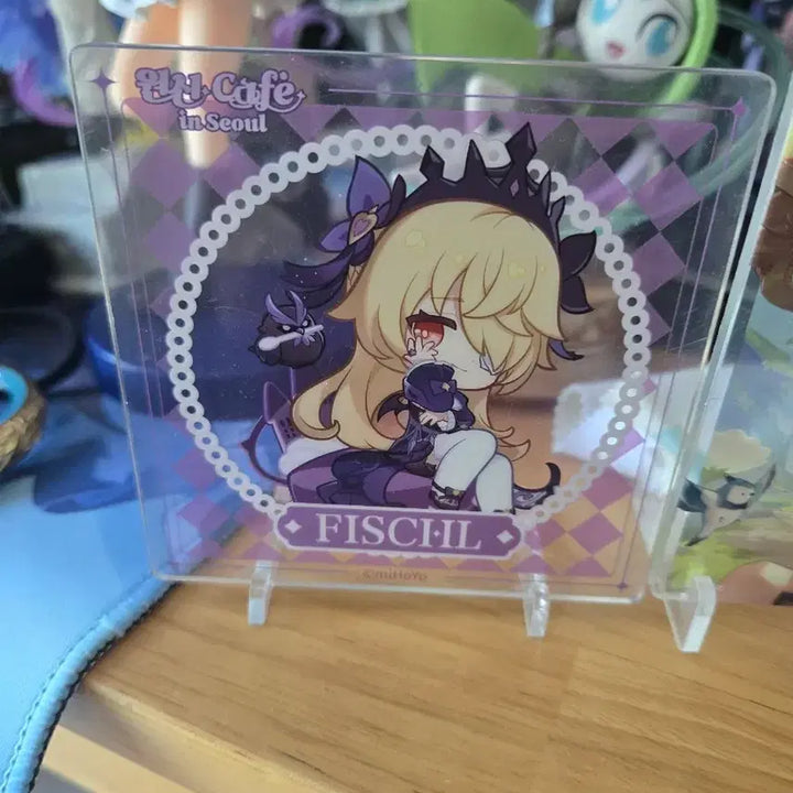 [BUNJANG] Genshin Impact Fischl Acrylic Stand / 원신 카페 피슬 아크릴 스탠드