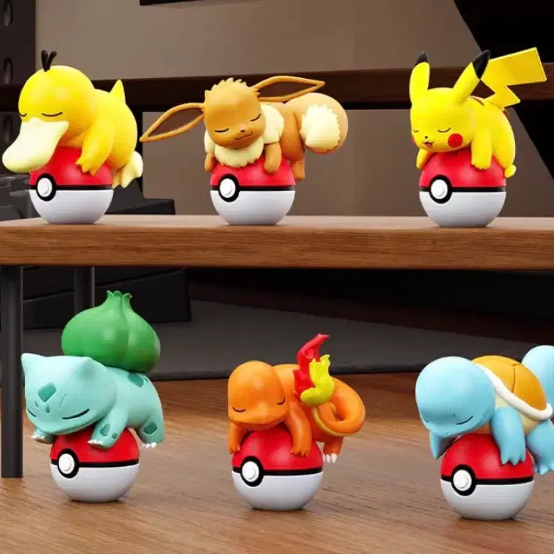 [BUNJANG] Sealed Pokemon Sleeping Figure Pikachu / [미개봉] 야광 포켓몬스터 잠자는 피규어 피카츄