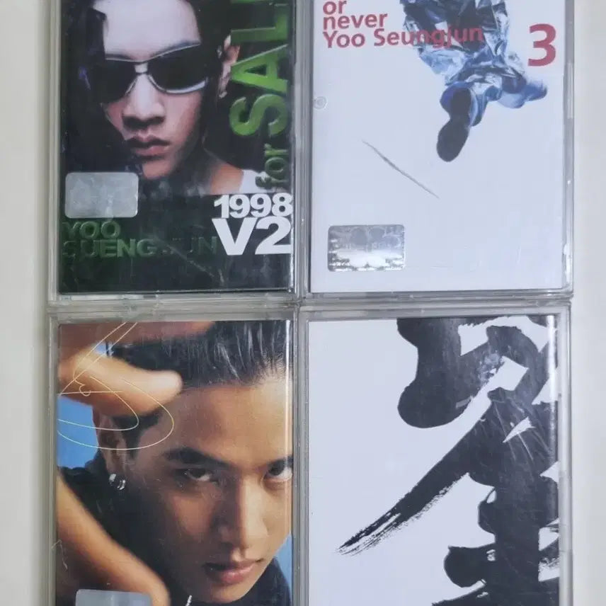 [BUNJANG] Yoo Seung Jun 2-5th Album Cassette Tapes (Unsealed) / 유승준 2-5집 / 4장 (개봉 카세트테이프)