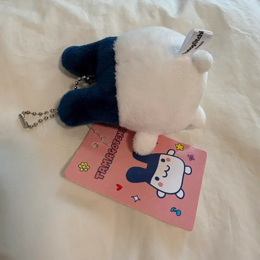 [BUNJANG] Tamagotchi Mimitchi Plush Keychain / 다마고치 미미치 인형 키링