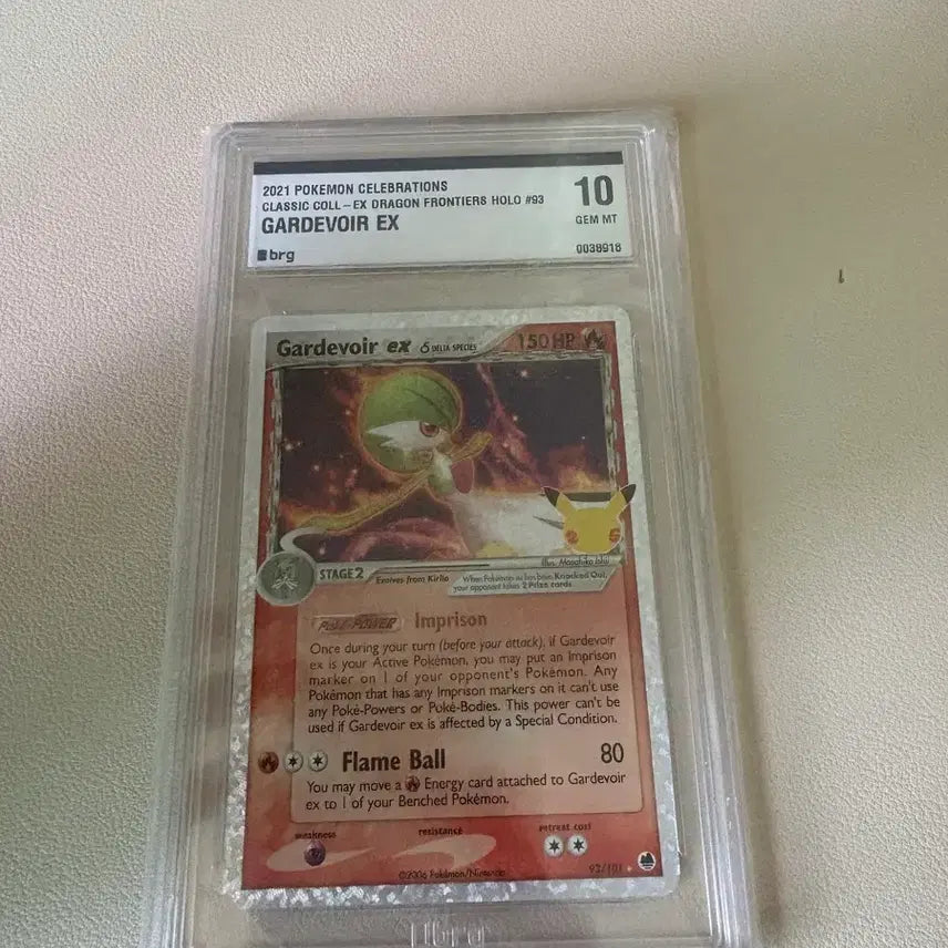 [BUNJANG] Pokemon Gardevoir EX Graded Card GEM MT 10 / 포켓몬 가디안 EX 등급 카드