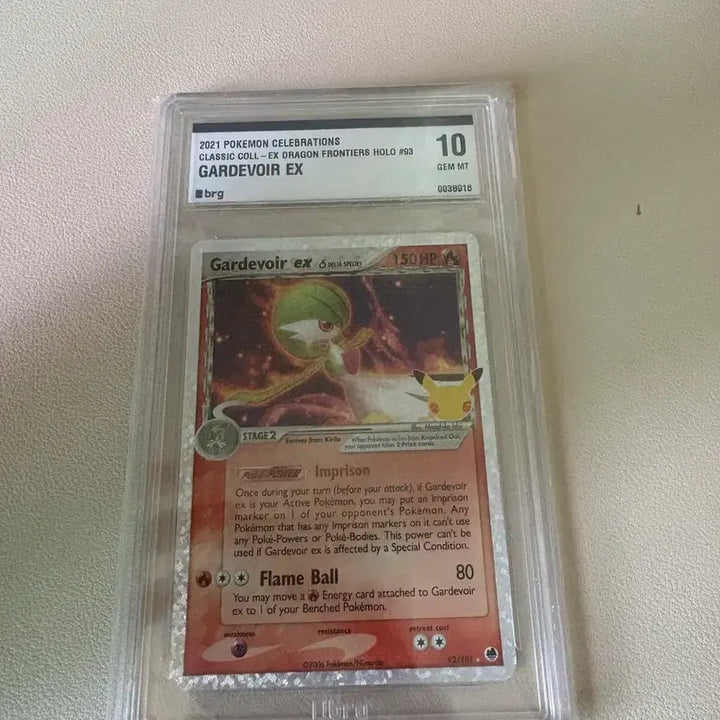 [BUNJANG] Pokemon Gardevoir EX Graded Card GEM MT 10 / 포켓몬 가디안 EX 등급 카드