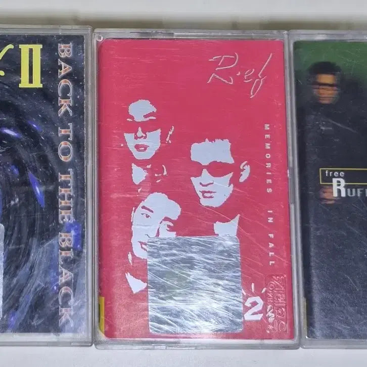 [BUNJANG] R.EF 2nd, 2.5th, &amp; 3rd Album Cassette Tapes (Unsealed) / 알이에프 R.EF 2집 2.5집 3집 (개봉 카세트테이프)
