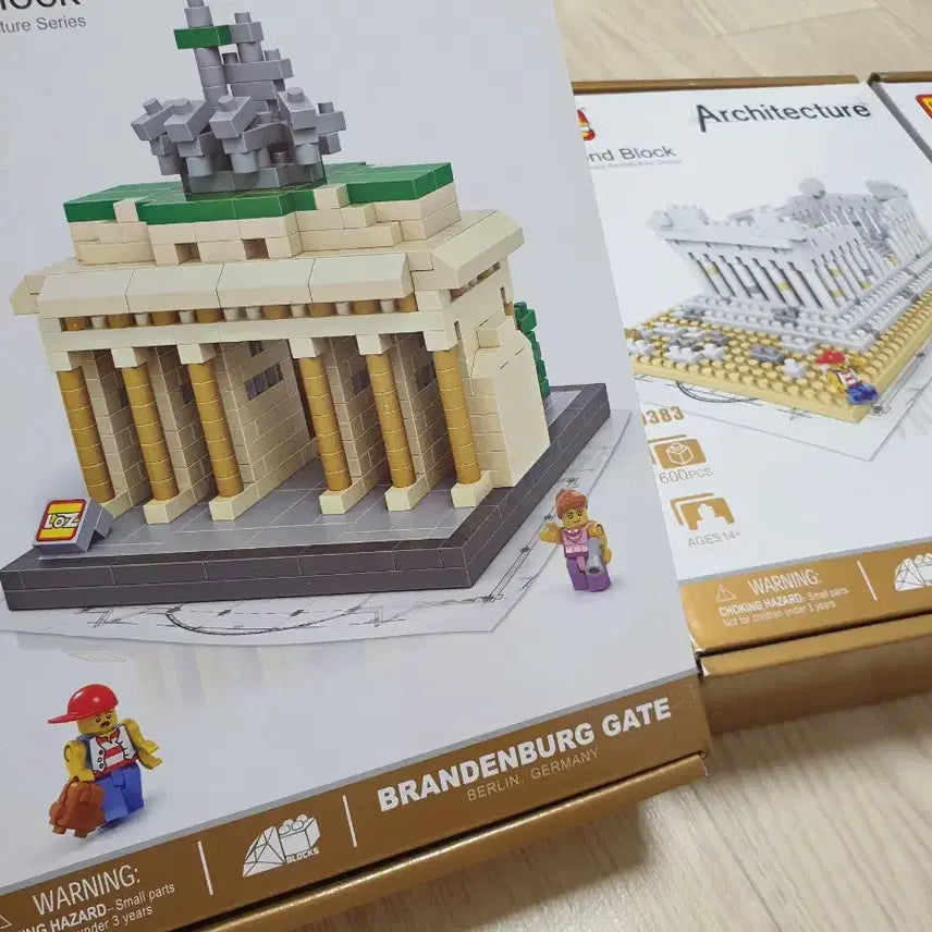 [BUNJANG] Loz Mini Block Puzzle Architectural Models Bundle Set / Loz 미니 블록 퍼즐 건축물 (3개 일괄)