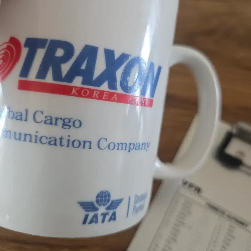 [BUNJANG] TRAXON KOREA Mug and Aviation Document Clipboard Set / TRAXON KOREA 머그컵 및 항공 서류 클립보드