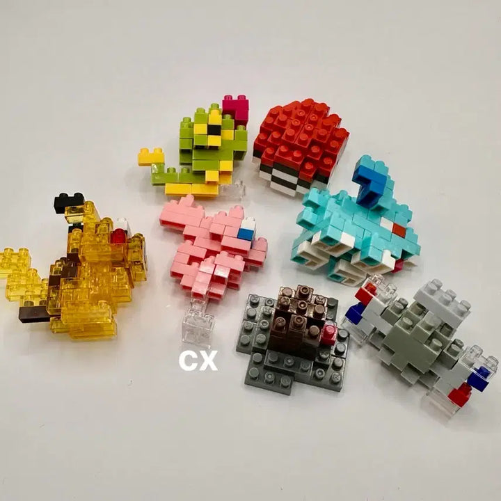 [BUNJANG] Kawada Pokemon Mini Nanoblock Bundle Set / 포켓몬스터 카와다 미니 나노블럭 판매