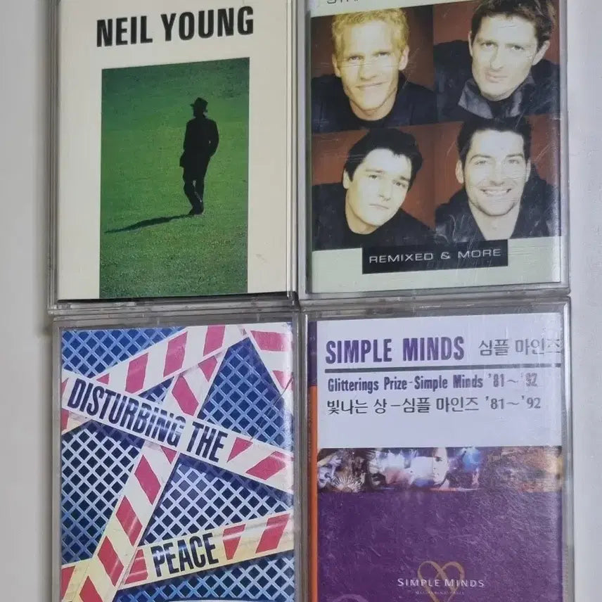 [BUNJANG] Kpop Cassette Tape Bundle / 팝 4종 (개봉 카세트테이프) 닐영, 사이몬 해리스 등