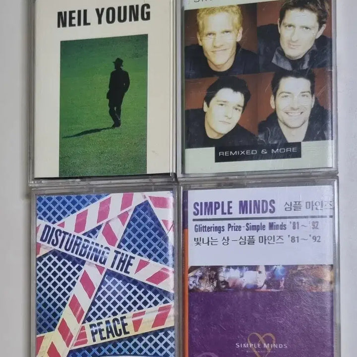 [BUNJANG] Kpop Cassette Tape Bundle / 팝 4종 (개봉 카세트테이프) 닐영, 사이몬 해리스 등