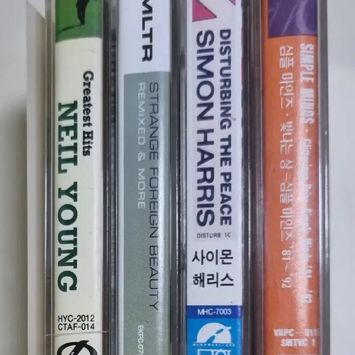 [BUNJANG] Kpop Cassette Tape Bundle / 팝 4종 (개봉 카세트테이프) 닐영, 사이몬 해리스 등