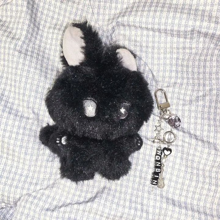[BUNJANG] RIIZE Wonbin 10cm Doll Bean Charm Keychain / 라이즈 원빈 10cm 인형 묘묘삔 비즈키링
