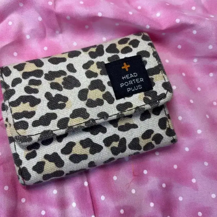 [BUNJANG] Head Porter Plus Leopard Pouch / 헤드포터 플러스 레오파드 파우치