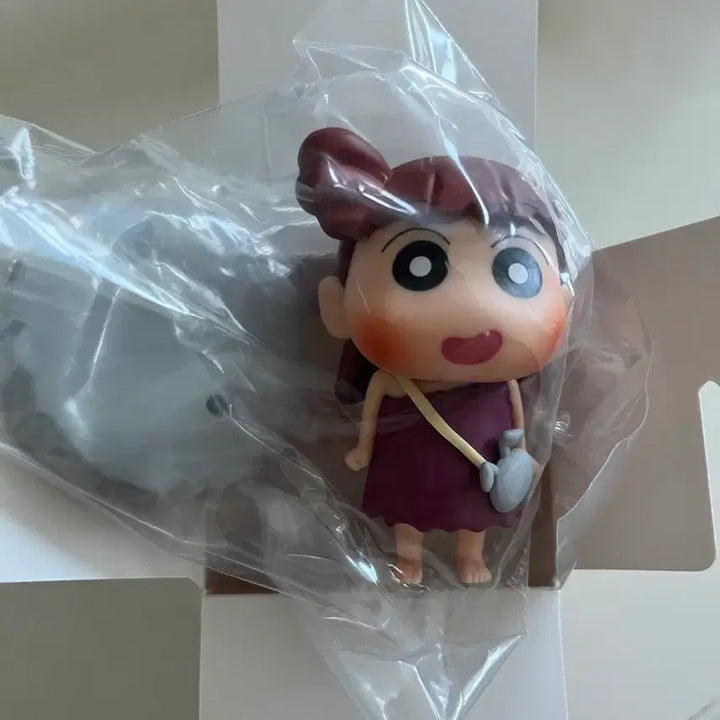 [BUNJANG] Crayon Shin-chan Prehistoric Era Figure - Glass / (미개봉)짱구 석기시대 피규어 유리