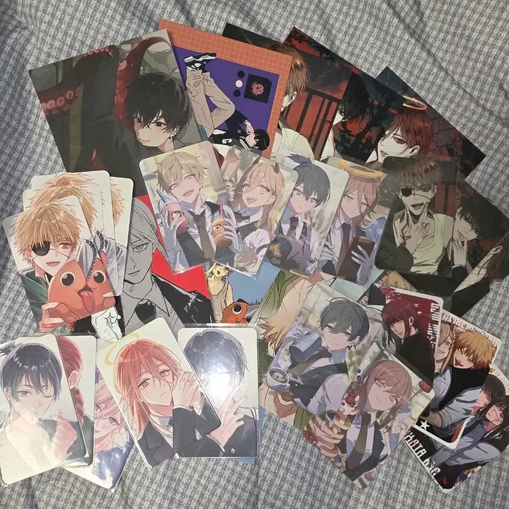 [BUNJANG] Chainsaw Man Denji Reze Makima Aki Angel Power Postcard Photocard Set / 체인소맨 덴지 레제 마키마 아키 천사 파워 엽서 프박 포토카드 포카