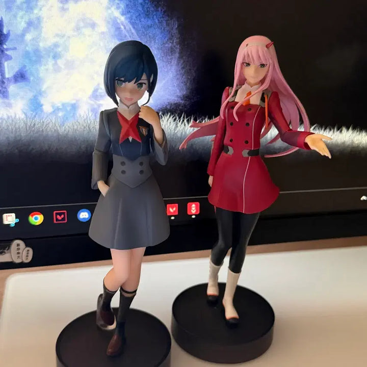 [BUNJANG] Pop Up Parade Darling in the Franxx Zero Two &amp; Ichigo Figure Set (Opened) / (개봉/파손) 팝업퍼레이드 달링인더프랑키스 제로투, 이치고 피규어