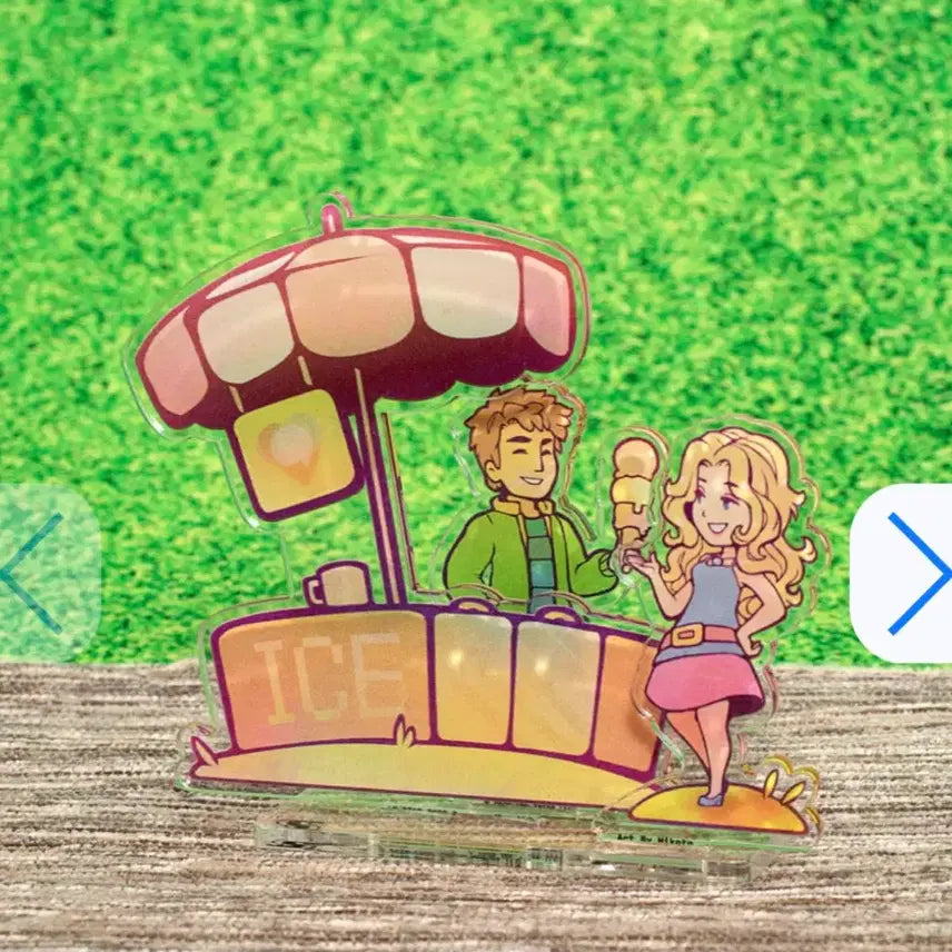 [BUNJANG] Stardew Valley Sweet Summer Treat Haley &amp; Alex Acrylic Stand / 스타듀밸리 Sweet Summer Treat 헤일리&amp;알렉스 아크릴 스탠드