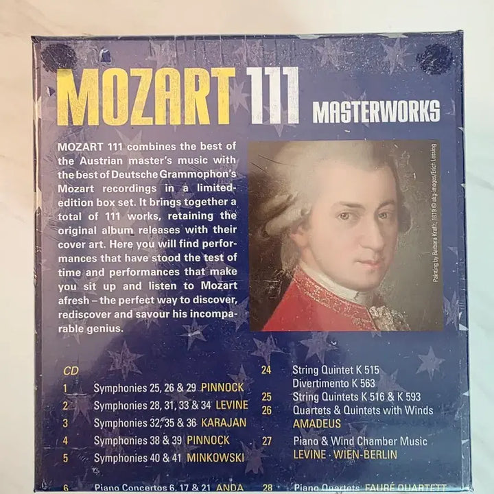 [BUNJANG] Deutsche Grammophon 111 Years Masterworks Mozart 55CD Boxset / DG 111주년 모짜르트 [55CD] 미개봉 새제품