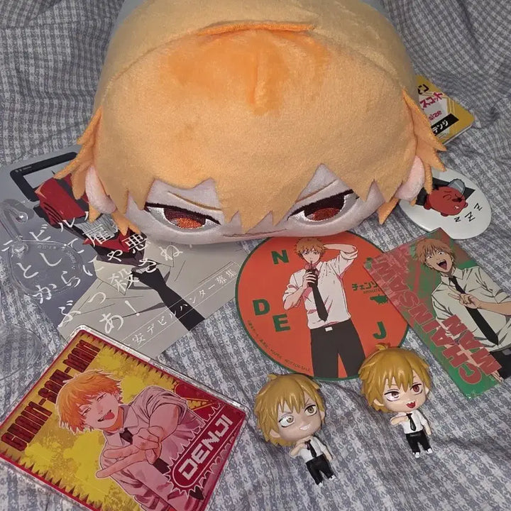 [BUNJANG] Chainsaw Man Denji Official Potekoro M Size Plush Figure / 체인소맨 덴지 공식 포테코로 M사이즈 누이 스테이터스 아크릴 가챠 피규어