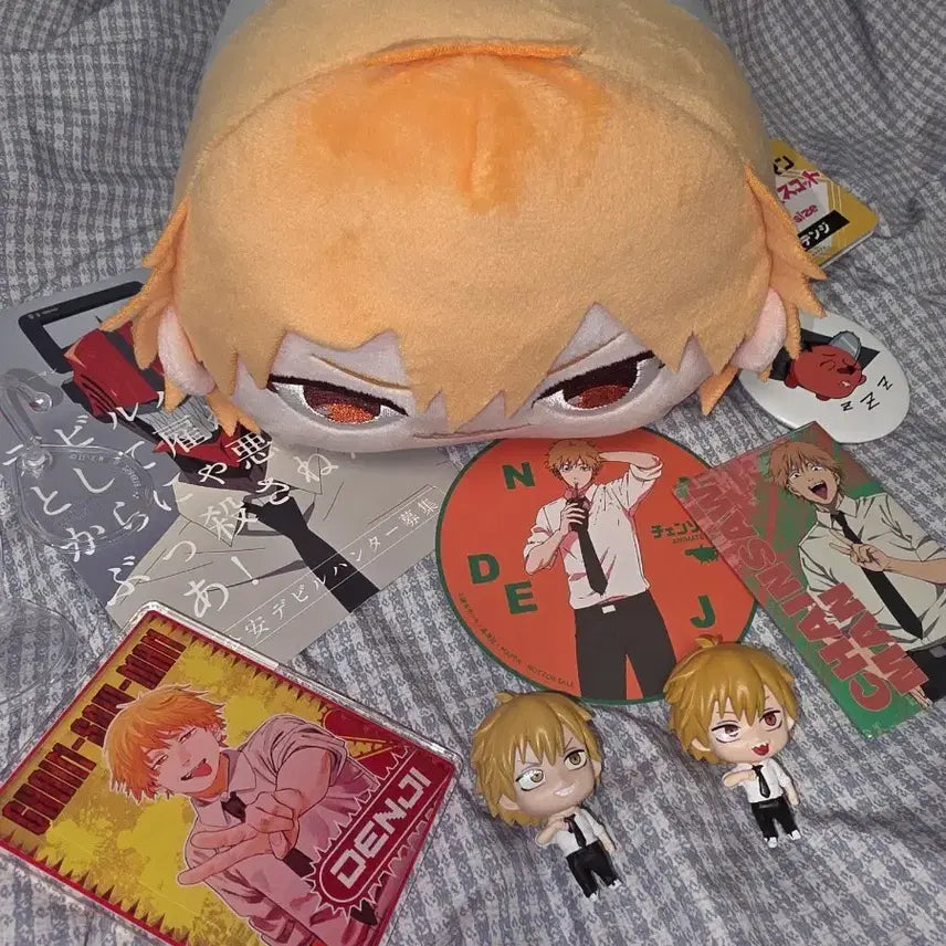 [BUNJANG] Chainsaw Man Denji Official Potekoro M Size Plush Figure / 체인소맨 덴지 공식 포테코로 M사이즈 누이 스테이터스 아크릴 가챠 피규어