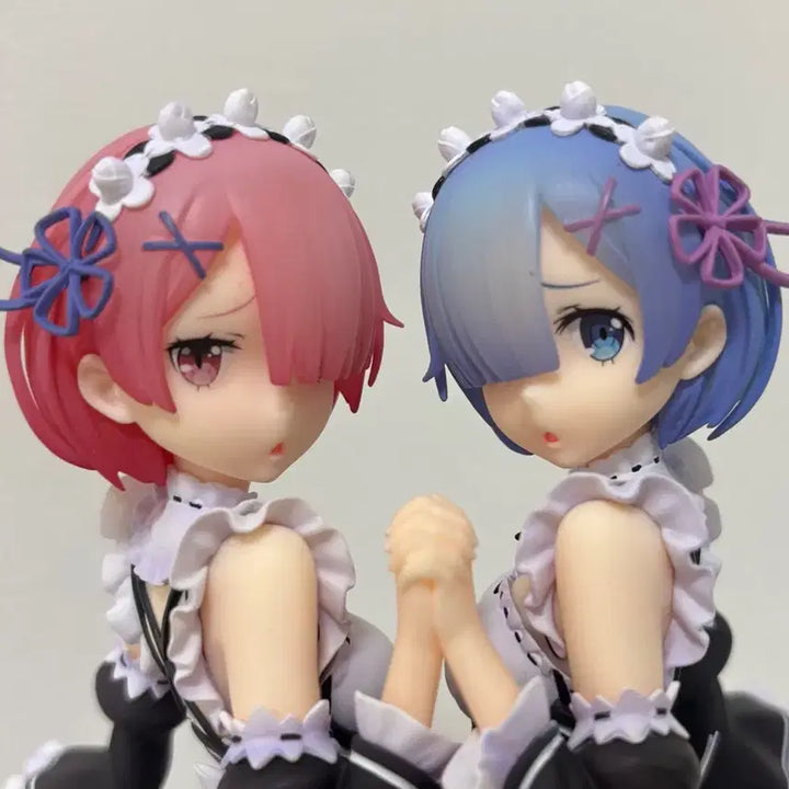 [BUNJANG] Re:Zero Rem &amp; Ram Twins Ver. Figure / 리제로 피규어 소요쿠샤 렘 람 twins ver 렘 람 트윈즈 피규어