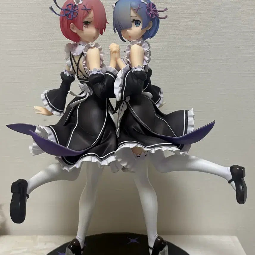 [BUNJANG] Re:Zero Rem &amp; Ram Twins Ver. Figure / 리제로 피규어 소요쿠샤 렘 람 twins ver 렘 람 트윈즈 피규어