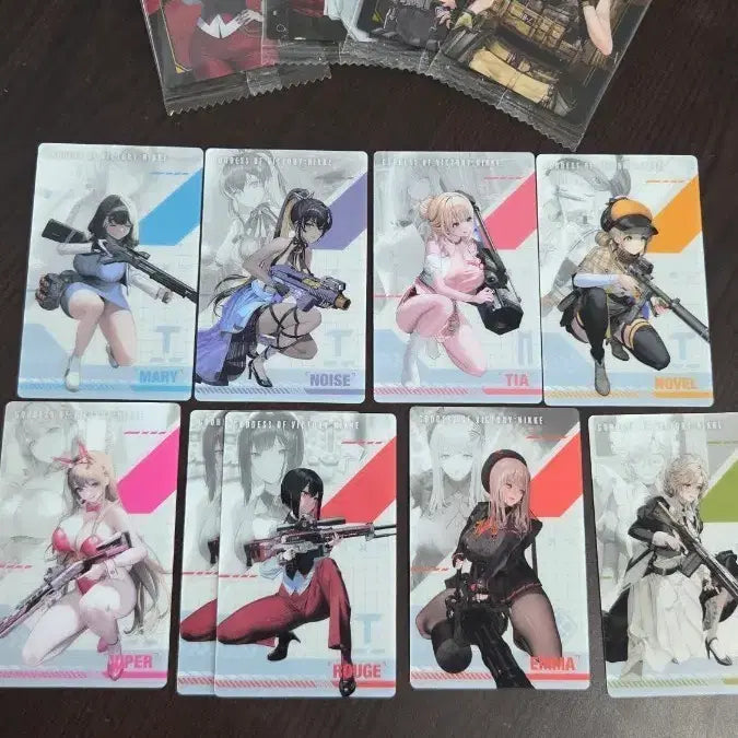 [BUNJANG] Nikke Metallic &amp; Wafer Card Bundle / 니케 메탈릭, 웨하스 카드