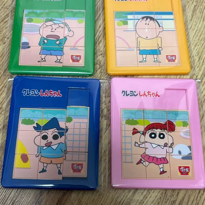 [BUNJANG] Crayon Shin-chan Skya Puzzle 4-Set (Rare) / 희귀) 짱구 일본 스키야 퍼즐 4종 세트