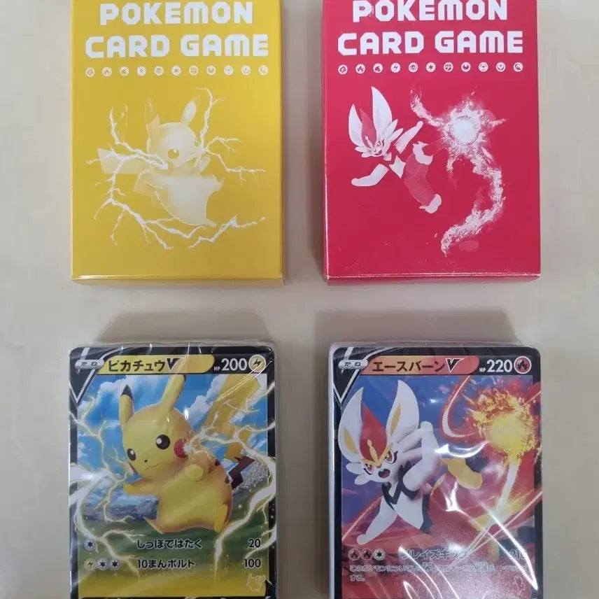 [BUNJANG] Pokemon Card Japanese Family Card Game 60 Card Deck Set (2 Decks) / 포켓몬카드 일본판 패밀리카드 게임용 60장덱 2개 1세트